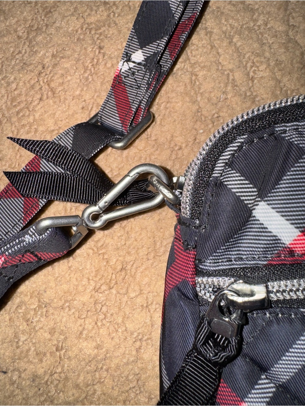 Vera Bradley Plaid Crossbody Shoulder Bag - Picture 6 of 7